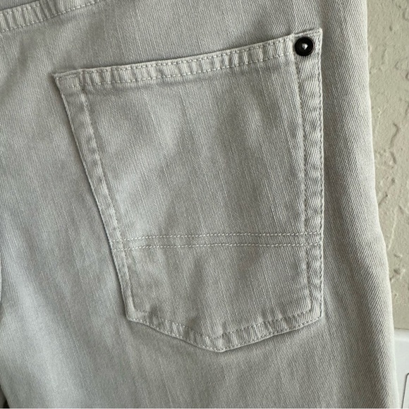 ZARA Kids Grey Denim Long Shorts Adjustable Waist Cotton Stretch 5 Pocket 13/14Y - Picture 6 of 16